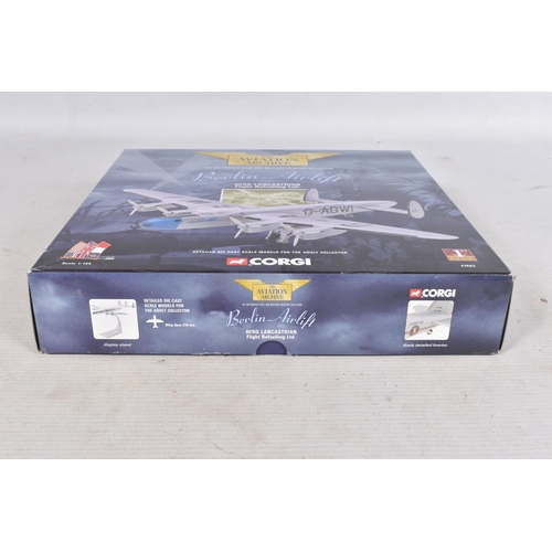 62 - TWO BOXED CORGI AVIATION ARCHIVE 1:144 DIE-CAST MODEL MILITARY AIRCRAFTS, the first a Limited Editio... 