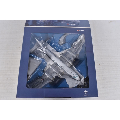 62 - TWO BOXED CORGI AVIATION ARCHIVE 1:144 DIE-CAST MODEL MILITARY AIRCRAFTS, the first a Limited Editio... 