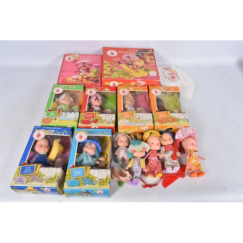 67 - A QUANTITY OF BOXED AND UNBOXED PALITOY STRAWBERRY SHORTCAKE AND FRIENDS DOLLS AND ACCESSORIES, boxe... 