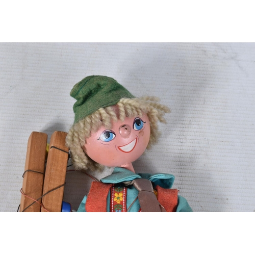 102 - NINE ASSORTED BOXED PELHAM PUPPETS, Swedish Girl, Swedish Boy (x 2), Dutch Girl (x 2), Dutch Boy (x ... 