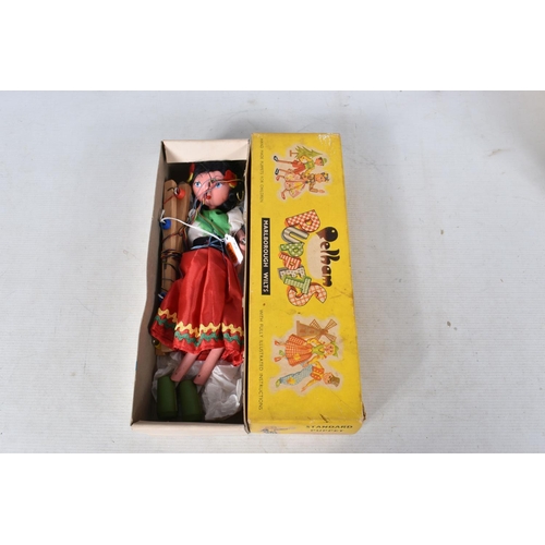 104 - EIGHT BOXED PELHAM PUPPETS, 4 x SS Gypsy Girl and 4 x SS Sailor including one in the rarer lighter b... 