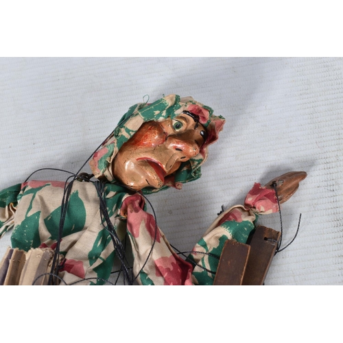 106 - A BOXED PELHAM PUPPETS SL COOK, in replacement floral outfit, solid moulded Gill Leeper head, painte... 