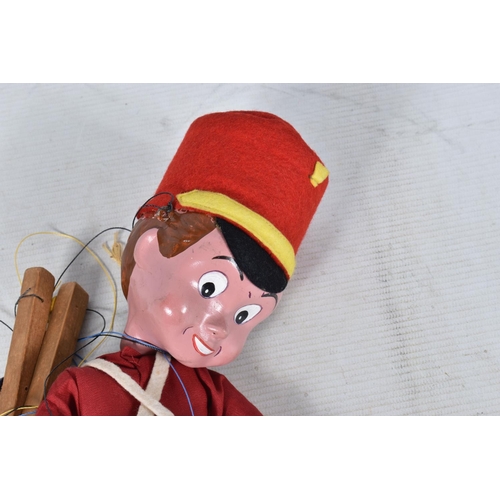 84 - SIX BOXED PELHAM FILM, TV OR LITERATURE RELATED PUPPETS, SL Noddy (Missing hat?), SL Big Ears, SL Bo... 