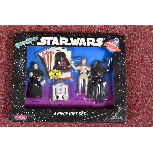 89 - A COLLECTION OF SEALED STAR WARS JUSTOYS BEND-EMS FIGURES, to include a 1993 Luke Skywalker, numbere... 