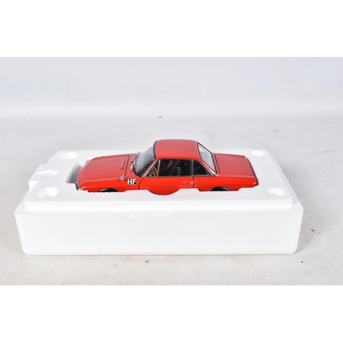 90 - A BOXED AUTOART MILLENNIUM LANCIA FULVIA 1.6HF FANALONE 1:18 MODEL VEHICLE, numbered RW 09102, 74701... 