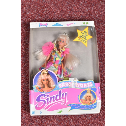 96 - A QUANTITY OF MOSTLY MODERN SINDY, BARBIE AND OTHER DOLLS, quantity of assorted clothing, boxed Pedi... 