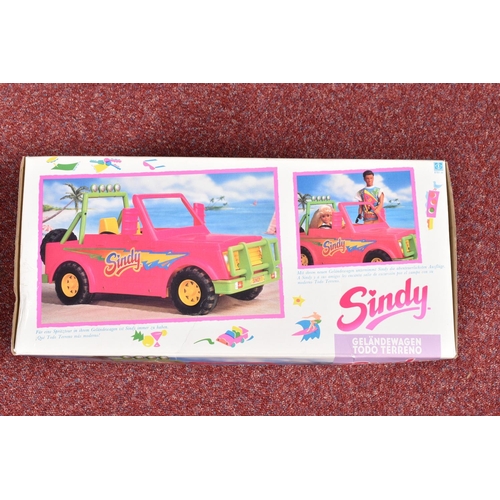 96 - A QUANTITY OF MOSTLY MODERN SINDY, BARBIE AND OTHER DOLLS, quantity of assorted clothing, boxed Pedi... 