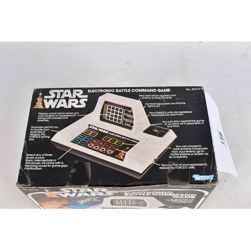 116 - A BOXED KENNER STAR WARS ELECTRONIC BATTLE COMMAND GAME, no.40370 , sealed shut with tape, tape on t... 