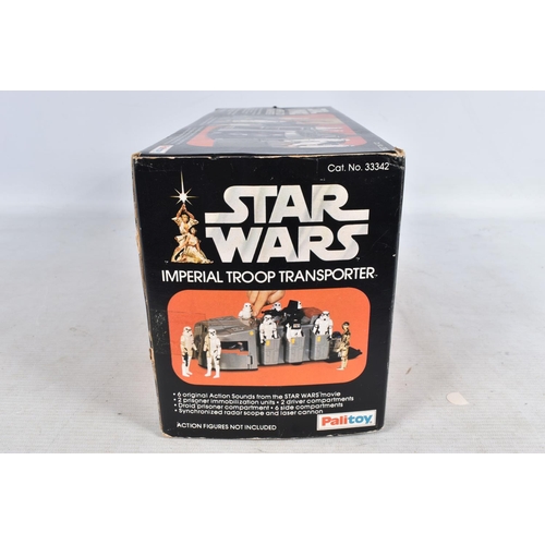 119 - A BOXED PALITOY STAR WARS IMPERIAL TROOP TRANSPORTER, no. 33342, Sellotape has been removed from bot... 