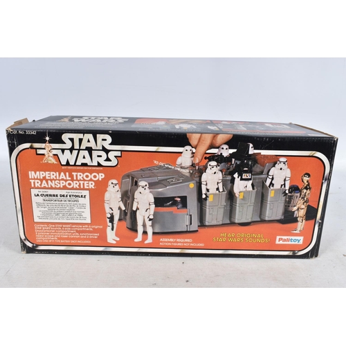 119 - A BOXED PALITOY STAR WARS IMPERIAL TROOP TRANSPORTER, no. 33342, Sellotape has been removed from bot... 