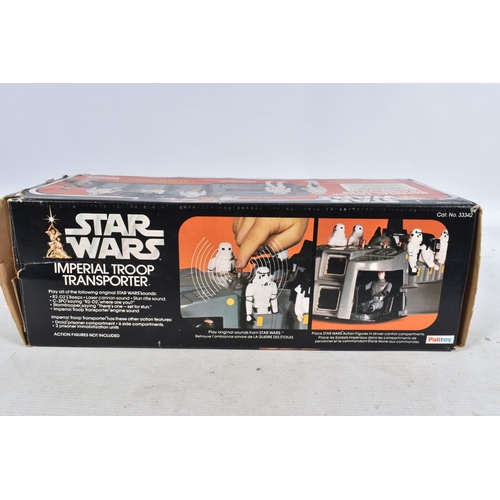 119 - A BOXED PALITOY STAR WARS IMPERIAL TROOP TRANSPORTER, no. 33342, Sellotape has been removed from bot... 