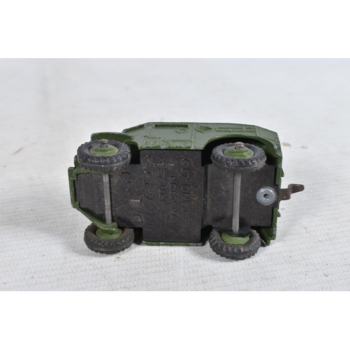 126 - A QUANTITY OF DINKY AND CORGI TOYS, to include model military vehicles such as a Dinky army wagon 62... 