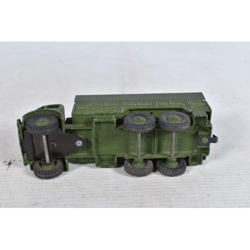 126 - A QUANTITY OF DINKY AND CORGI TOYS, to include model military vehicles such as a Dinky army wagon 62... 