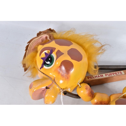 130 - A BOXED PELHAM GIRAFFE DISPLAY PUPPET, has crack to head otherwise appears complete and in good cond... 