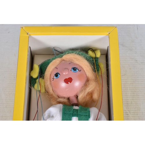 133 - FOUR BOXED PELHAM PUPPETS, SS Tyrolean Girl and SS Tyrolean Boy, SL Hansel and SL Gretel, all appear... 