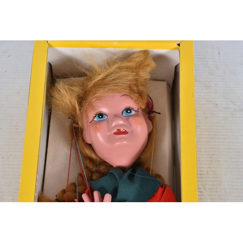 133 - FOUR BOXED PELHAM PUPPETS, SS Tyrolean Girl and SS Tyrolean Boy, SL Hansel and SL Gretel, all appear... 