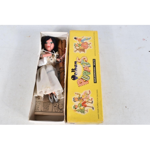 138 - FIVE BOXED PELHAM PUPPETS, SL Red Riding Hood, SL Ballerina, SL Fairy, SL Cinderella and SS Gypsy (m... 