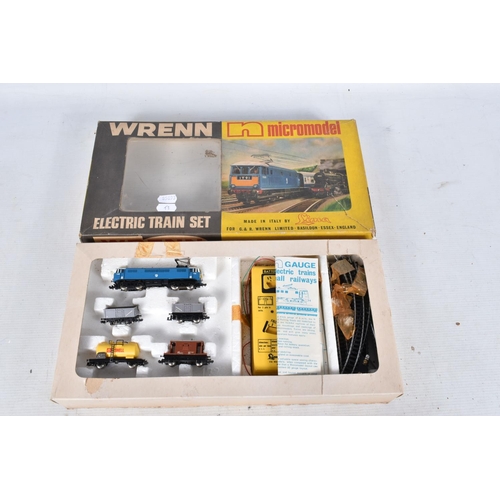 144 - A BOXED WRENN MICROMODELS (LIMA) N GAUGE B.R. GOODS SET, No.2, comprising class 81 locomotive No.E31... 