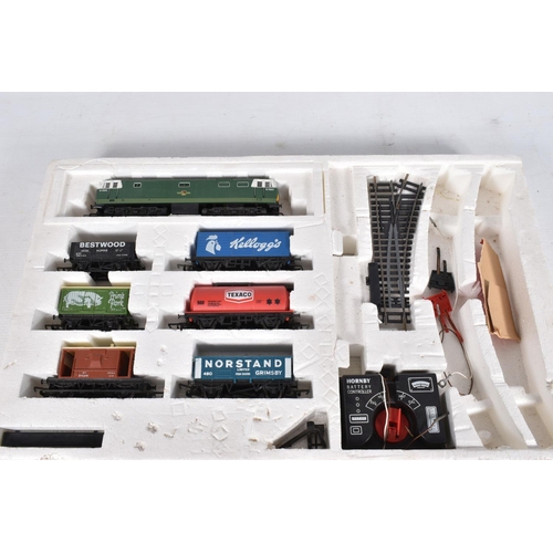 145 - A BOXED HORNBY RAILWAYS OO GAUGE FREIGHTMASTER SET, No.R682, comprising class 35 Hymek locomotive No... 