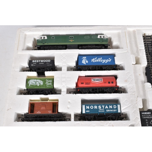 145 - A BOXED HORNBY RAILWAYS OO GAUGE FREIGHTMASTER SET, No.R682, comprising class 35 Hymek locomotive No... 