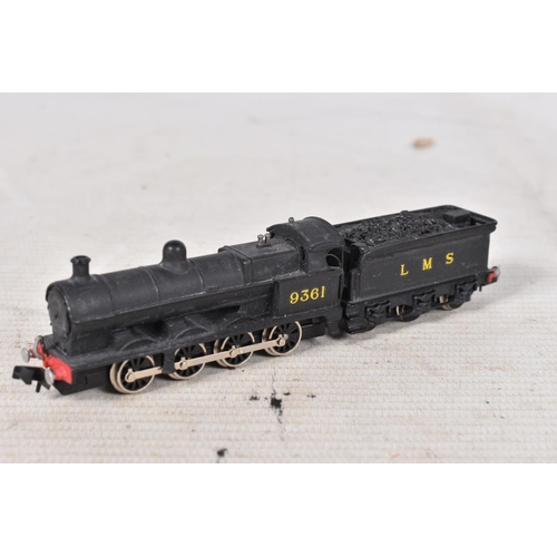 151 - TWO UNBOXED UNION MILLS N GAUGE LOCOMOTIVES, Prince of Wales class No.25732 and class G2 No.9361, bo... 