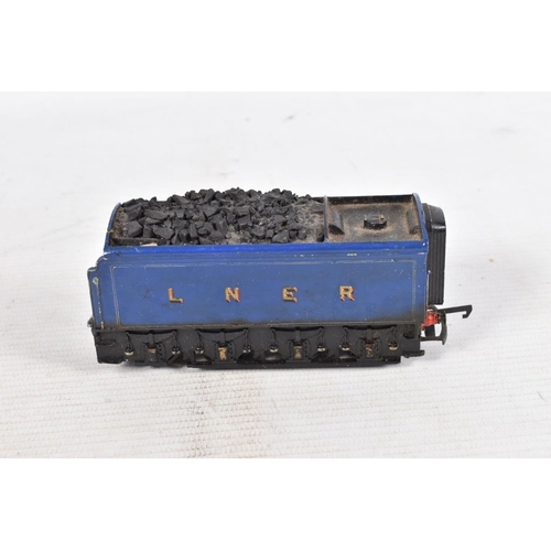 155 - A PART BOXED HORNBY DUBLO A4 CLASS LOCOMOTIVE, 'Merlin' No.4486, L.N.E.R. blue livery (L11) has been... 