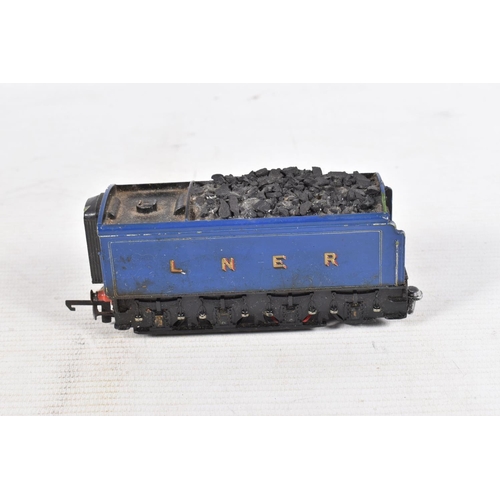 155 - A PART BOXED HORNBY DUBLO A4 CLASS LOCOMOTIVE, 'Merlin' No.4486, L.N.E.R. blue livery (L11) has been... 