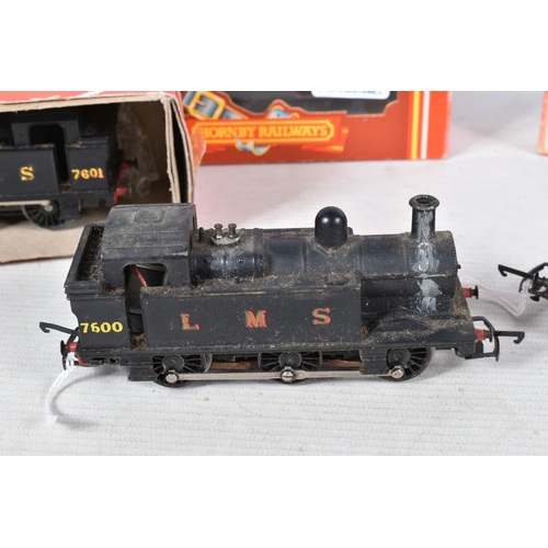 158 - SEVEN BOXED OO GAUGE L.M.S. TANK LOCOMOTIVES, Tri-ang class 3F 'Jinty' No.7606, maroon livery (R52RS... 