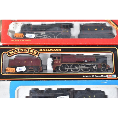 160 - FIVE BOXED OO GAUGE L.M.S. LOCOMOTIVES, Mainline 'Royal Scot' class 'Old Contemptibles' No.6127, mar... 