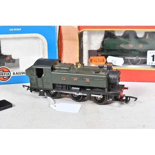 161 - FIVE BOXED OO GAUGE G.W.R. TANK LOCOMOTIVES, Hornby class 57xx No.8751 (R041), Lima class 45xx Small... 