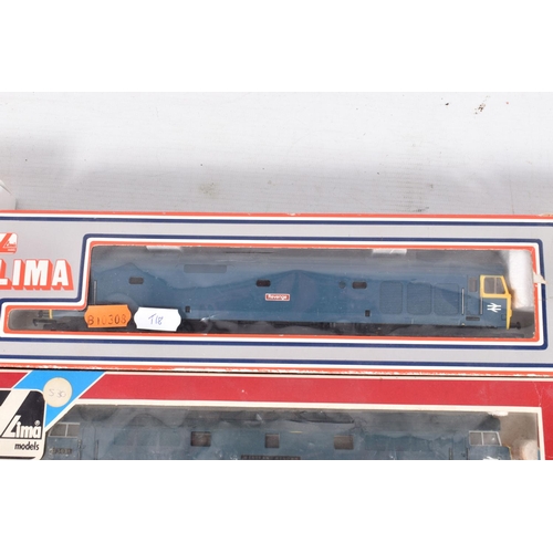 166 - FIVE BOXED LIMA OO GAUGE LOCOMOTIVES, class 50 'Revenge' No.50 020, B.R. blue livery (L205141), 'Wes... 