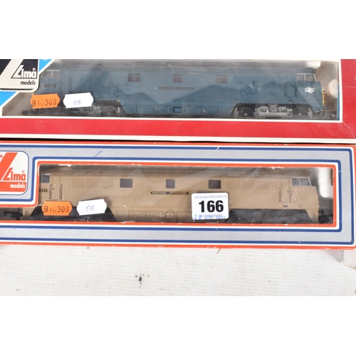 166 - FIVE BOXED LIMA OO GAUGE LOCOMOTIVES, class 50 'Revenge' No.50 020, B.R. blue livery (L205141), 'Wes... 