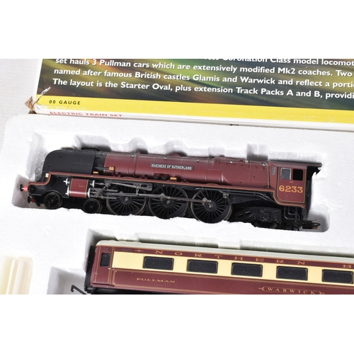 171 - A BOXED HORNBY RAILWAYS OO GAUGE NORTHERN BELLE TRAIN SET, No.R1065, comprising Duchess class locomo... 