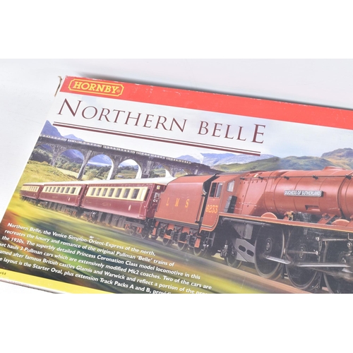 171 - A BOXED HORNBY RAILWAYS OO GAUGE NORTHERN BELLE TRAIN SET, No.R1065, comprising Duchess class locomo... 