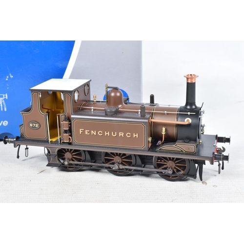 176 - A BOXED DAPOL O GAUGE CLASS A1/A1X 'TERRIER' TANK LOCOMOTIVE, 'Fenchurch' No.672, L.B.S.C. marsh bro... 