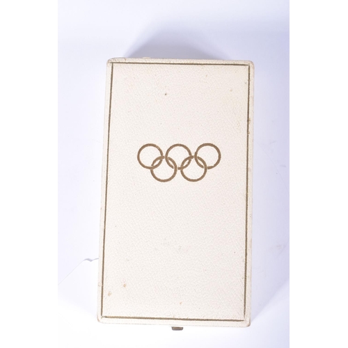 204 - A CASED 1936 BERLIN OLYMPICS MEDAL/AWARD, this is the second class version and was issue to administ... 