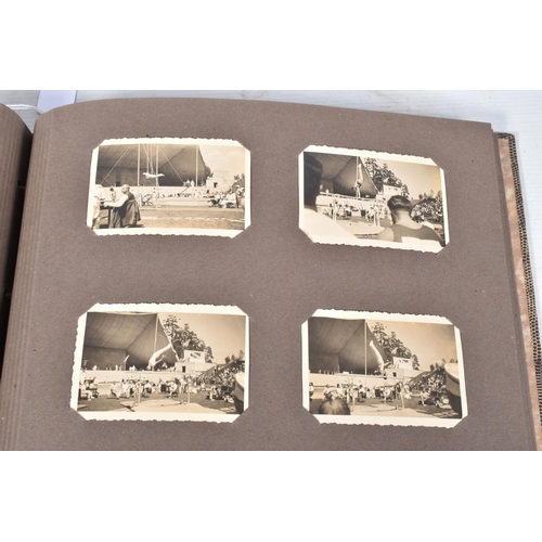 205 - A 1936 BERLIN OLYMPICS PHOTO ALBUM, this features 48 photos of various topics including street scene... 