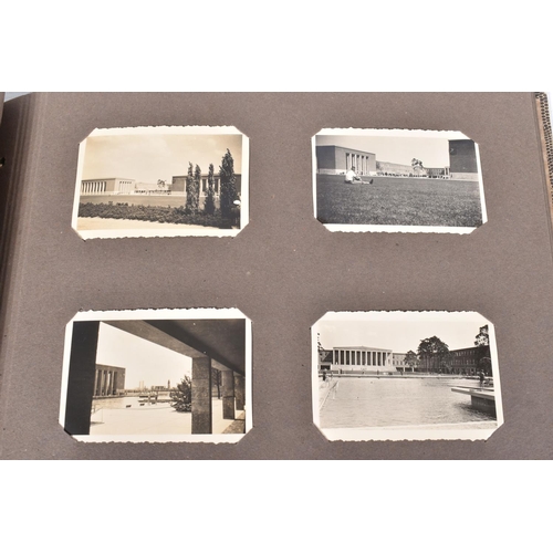 205 - A 1936 BERLIN OLYMPICS PHOTO ALBUM, this features 48 photos of various topics including street scene... 