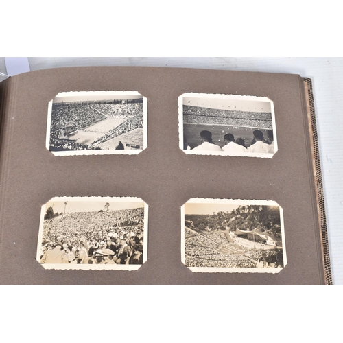 205 - A 1936 BERLIN OLYMPICS PHOTO ALBUM, this features 48 photos of various topics including street scene... 