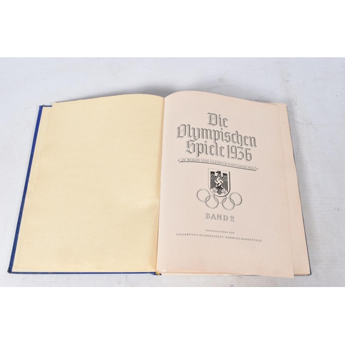 208 - A SELECTION OF BOOKS AND EPHEMERA ABOUT THE 1936 BERLIN OLYMPIC GAMES, included is volumes one and t... 