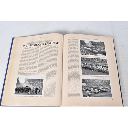 208 - A SELECTION OF BOOKS AND EPHEMERA ABOUT THE 1936 BERLIN OLYMPIC GAMES, included is volumes one and t... 