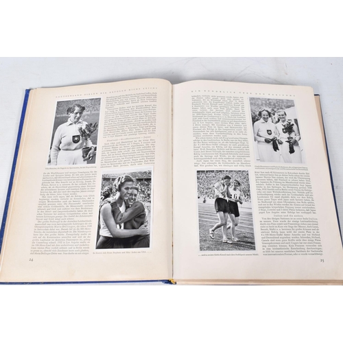 208 - A SELECTION OF BOOKS AND EPHEMERA ABOUT THE 1936 BERLIN OLYMPIC GAMES, included is volumes one and t... 