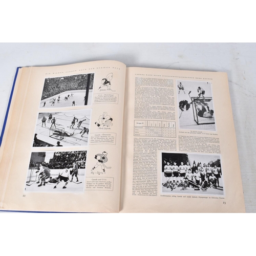 208 - A SELECTION OF BOOKS AND EPHEMERA ABOUT THE 1936 BERLIN OLYMPIC GAMES, included is volumes one and t... 