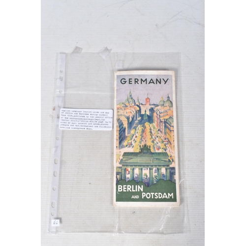 208 - A SELECTION OF BOOKS AND EPHEMERA ABOUT THE 1936 BERLIN OLYMPIC GAMES, included is volumes one and t... 