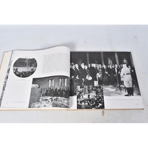 208 - A SELECTION OF BOOKS AND EPHEMERA ABOUT THE 1936 BERLIN OLYMPIC GAMES, included is volumes one and t... 