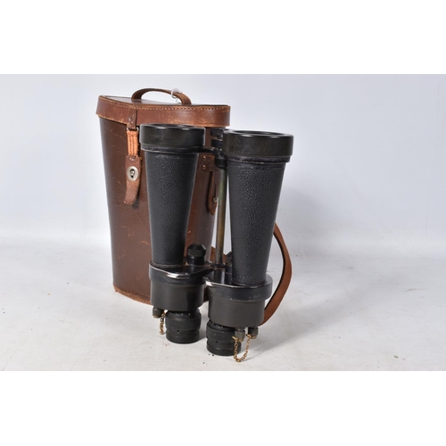 223 - WWII ERA BARR AND STROUD NAVAL BINOCULARS, these are 7XCF41 and have the broad arrow marks and the s... 