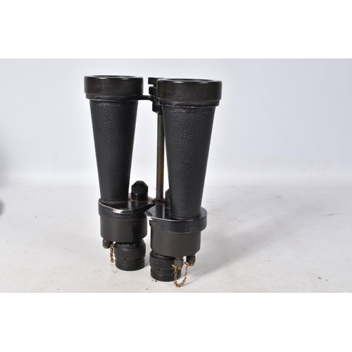 223 - WWII ERA BARR AND STROUD NAVAL BINOCULARS, these are 7XCF41 and have the broad arrow marks and the s... 