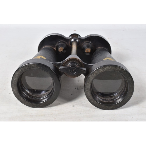 223 - WWII ERA BARR AND STROUD NAVAL BINOCULARS, these are 7XCF41 and have the broad arrow marks and the s... 