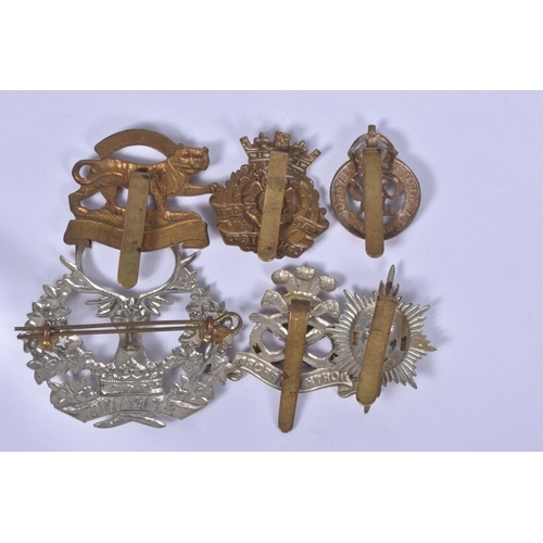 244 - A GOOD SELECTION OF ARMY CAP BADGES, SHOULDER TITLES AND COLLAR DOGS, all the badges are from variou... 