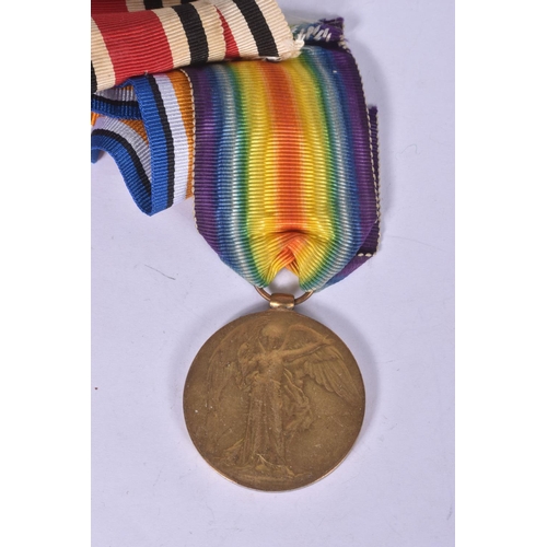 247 - A WWI PAIR OF MEDALS AND SPECIAL CONSTABULARY MEDAL, the WWI medals are both correctly named to Priv... 